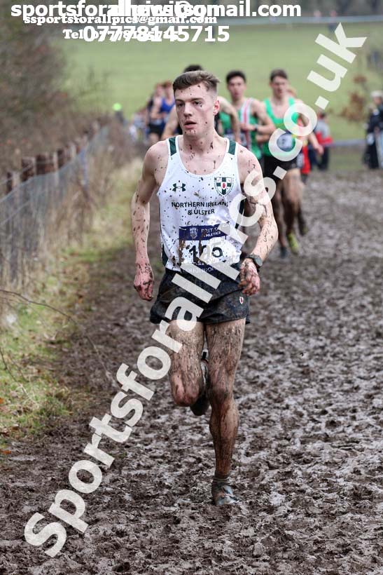 Mens under-20s 2018 British Inter Counties Cross Country Champs., Prestwold Hall, Loughborough. Photo: David T. Hewitson/Sports for All Pics